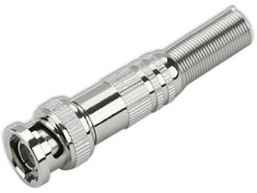 BNC разъем под винт с пружиной, металл