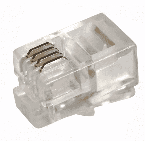 Телефонный разъем RJ-9(4P4C) 05-1001