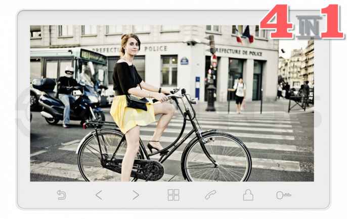 Amelie Slim (White) HD SE Монитор видеодомофона