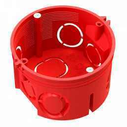 Коробка установочная 68х42 с саморезами без соединителя (HF) безгалогенная Промрукав 80-0501С