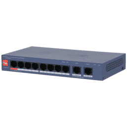 DH-CS4010-8ET2GT-60 Коммутатор сетевой гигабитный 10 портовый с РоЕ, управляемый