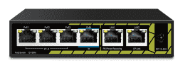 TSn-4FP6F2P Коммутатор с питанием по PoE In