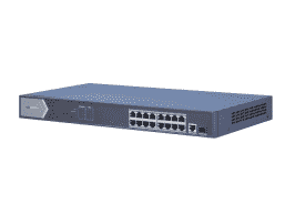 DS-3E0518P-E Неуправляемый, 16 RJ45 1000M PoE с грозозащитой 