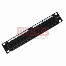 Патч-Панель 10" 12 гнёзд RJ-45 Cаt. 5e Dual IDC ( монтаж в стойку) REXANT 04-0025