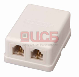 Телефонная розетка - 2 6P-2C  PROCONNECT 03-0002-4