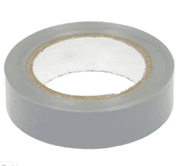 Изолента ПВХ 130х19х18 тип А,сорт высший,серая ПолимерПак