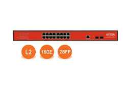 WI-MS318GF Управляемый гигабитный L2 коммутатор 16 портов 1000Base-T + 2 SFP