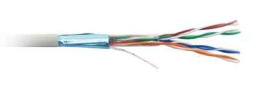 Кабель медный FTP, кат.5Е, 4 пары Rexant внутренний (бухта 305м) 01-0143